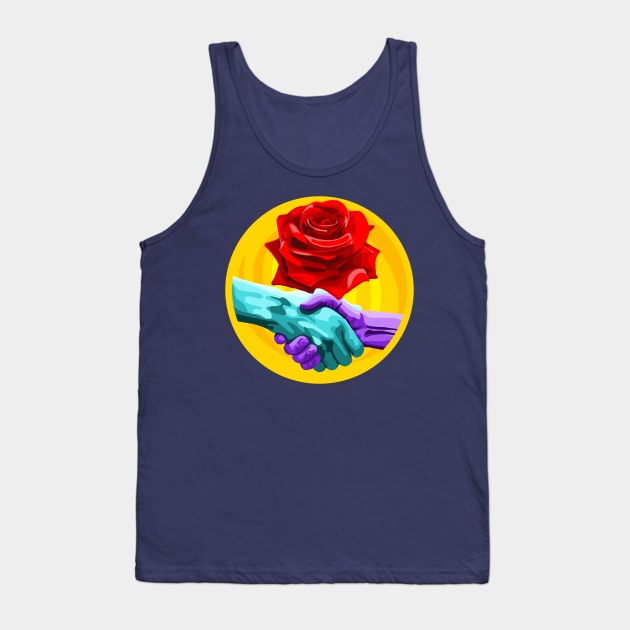 Democratic Socialism Tank Top by Slightly Unhinged